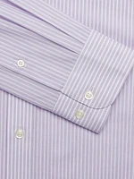 Modern Fit Spread Collar Stripe Dress Shirt