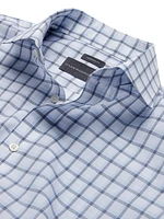 Modern Fit Spread Collar Tattersall Dress Shirt