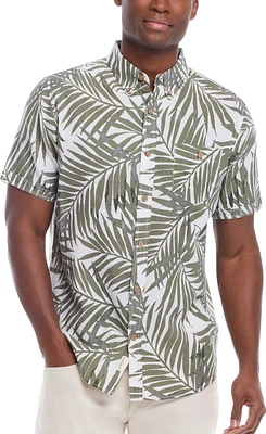 Classic Fit Short Sleeve Patterned Sport Shirt