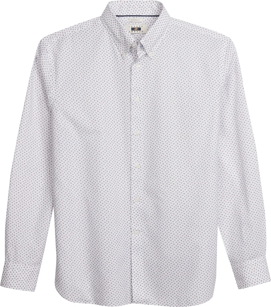 Modern Fit Floral Medallion Sport Shirt