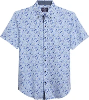 Slim Fit Mini Floral Sport Shirt