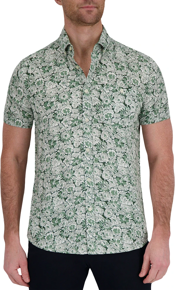 Modern Fit Floral Sport Shirt