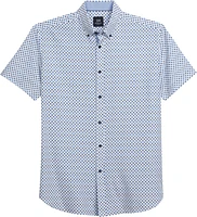 Modern Fit Broken Polka Dot Sport Shirt