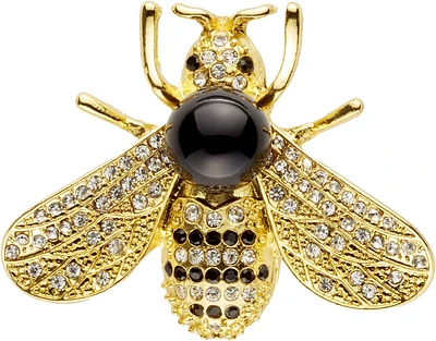 Bee Crystal Lapel Pin