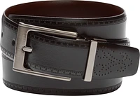 Feather Edge Reversible Leather Belt