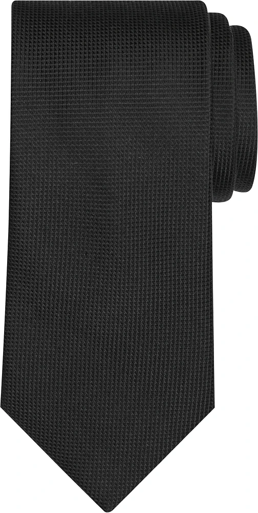 Narrow Tie Textured Solid