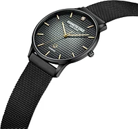 Diamond Accent With Mesh Strap Watch