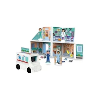 Magnetivity Hospital Building Playset