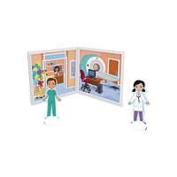 Magnetivity Hospital Building Playset