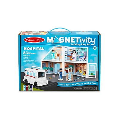 Magnetivity Hospital Building Playset