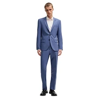 Slim-Fit Performance-Stretch Wool-Blend 2-Piece Suit