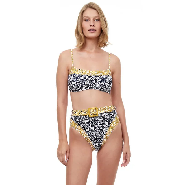 Aéropostale Shimmer Strappy Halter Bikini Top