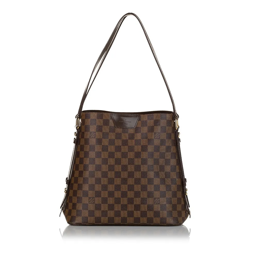 Pre-Owned Louis Vuitton Rivington Damier EbeneM Brown 