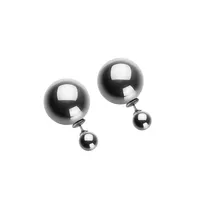 Front & Back Ball Stud Earrings