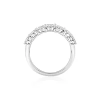 Wedding Band With 2.00 Carat Tw Laboratory Grown Diamonds In 14kt White Gold
