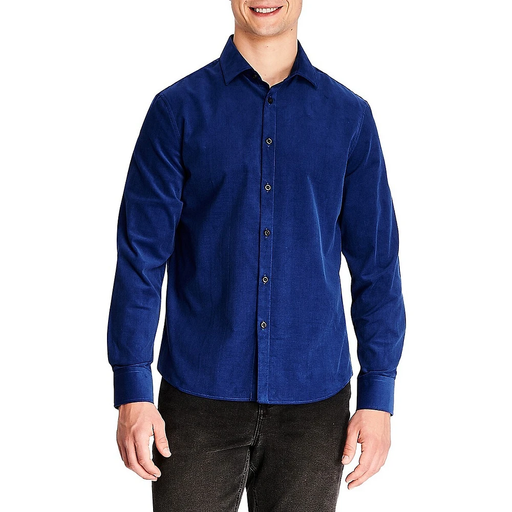 Baby Cord Check Shirt