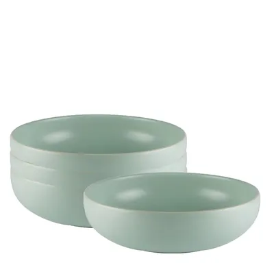 Uno Teal Stoneware Soup Bowl, Set Of 4
