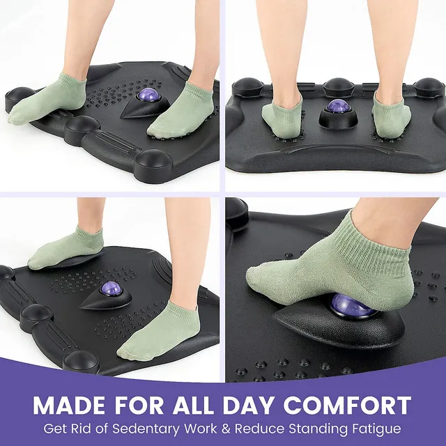 Standlypad Anti Fatigue Mat with Foot Massage Ball