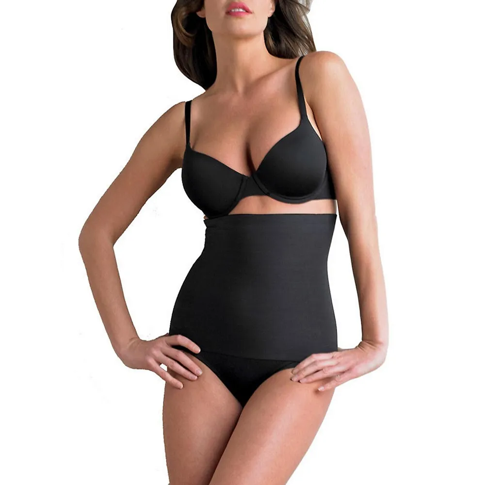 Miraclesuit Shape With An Edge High Waist Brief - Black - Curvy Bras