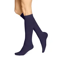 Women's Flat Knit Knee Socks