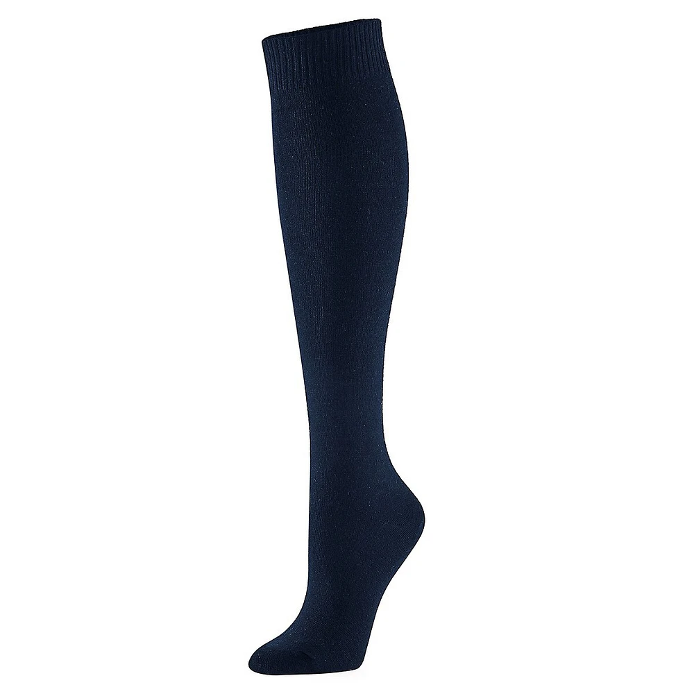 Women's Flat Knit Knee Socks