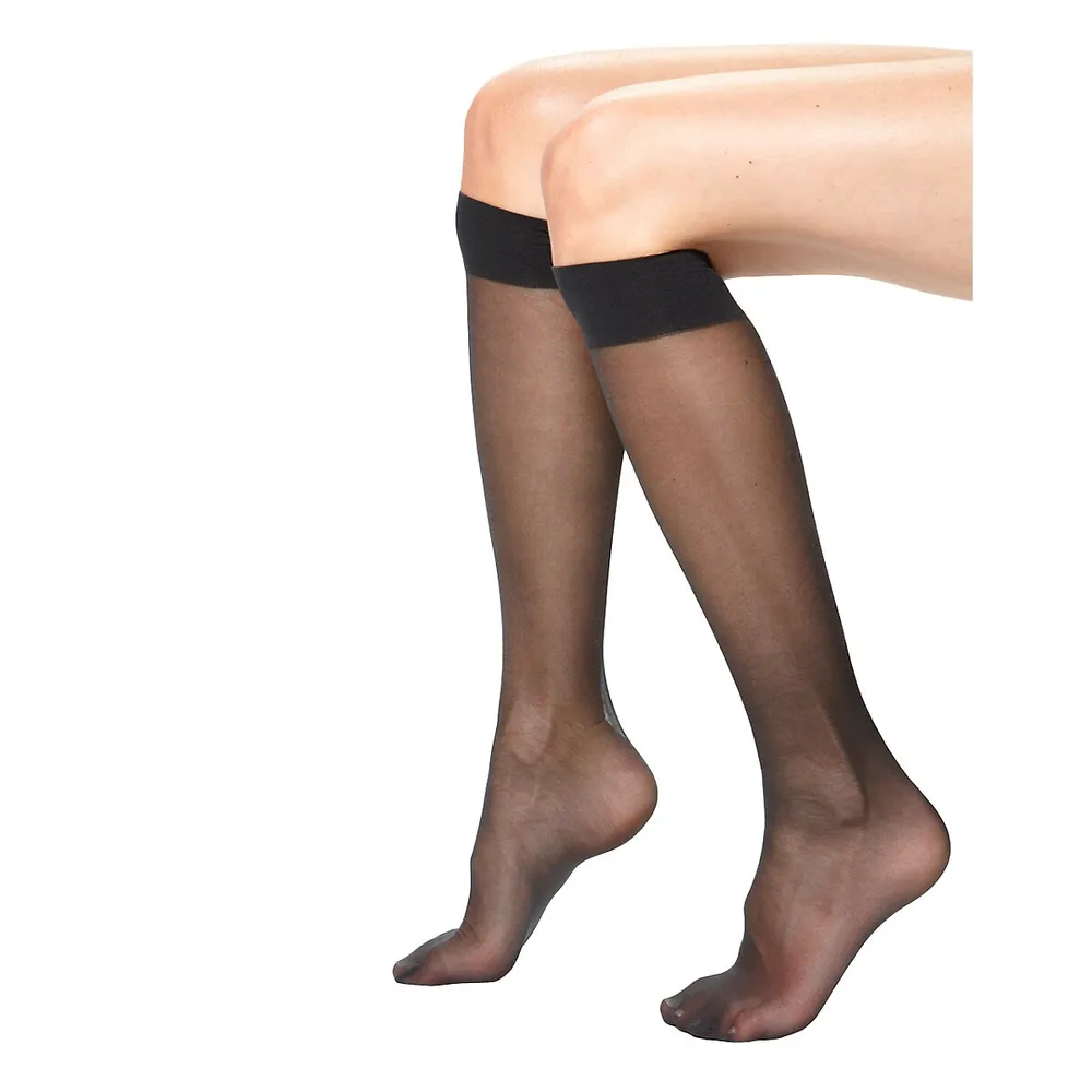 Sheer Knee High 2 Pair Pack