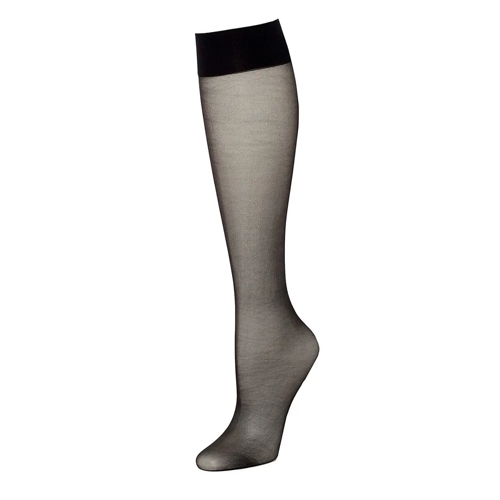 Sheer Knee High 2 Pair Pack