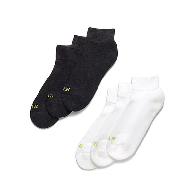 Women's 6-Pack Quarter Top Cushion Sport Socks