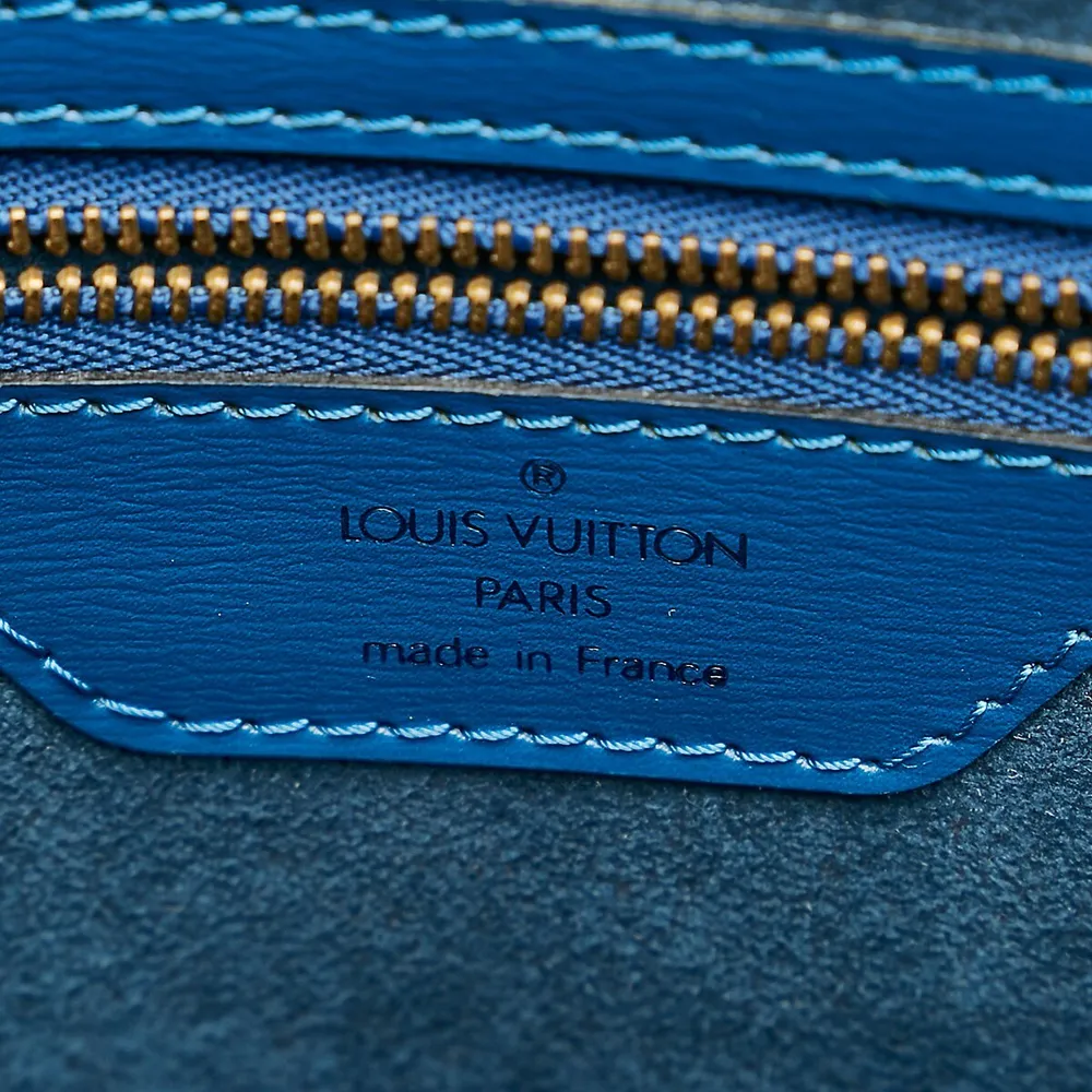 Louis Vuitton Saint Jacques Black Leather Shoulder Bag (Pre-Owned)