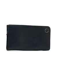 Pre-loved Interlocking G Leather Long Wallet