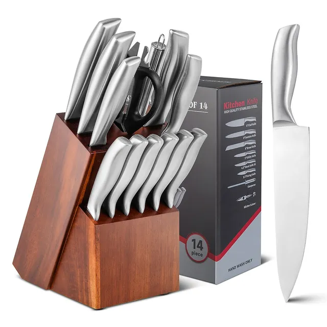 Anko 6-Piece Multicolour Kitchen Knife and Blade Cover Set