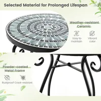 Mosaic Outdoor Side Table