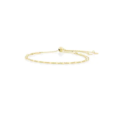 25cm Multistrand Bolo Bracelet in 10kt Yellow Gold