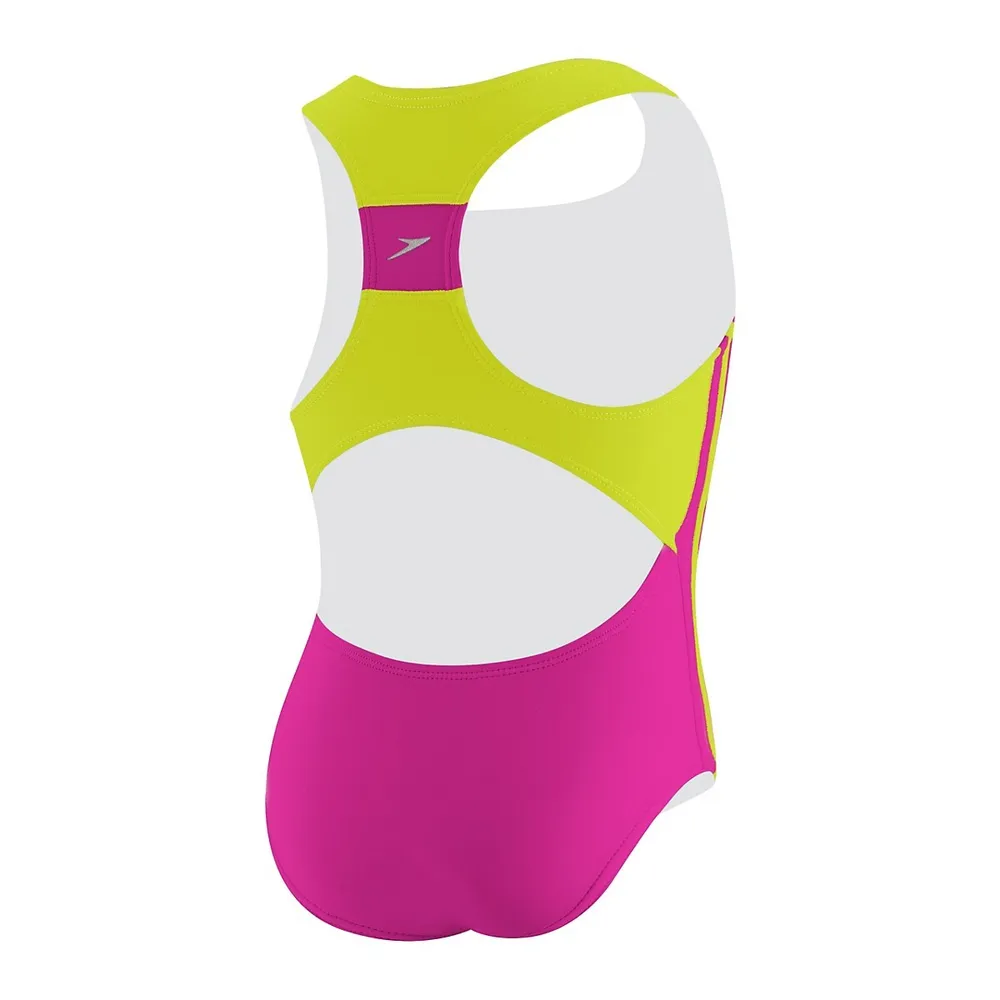 Little Girl's Infinity Splice One-Piece Swimsuit