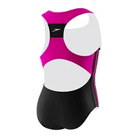 Little Girl's Infinity Splice One-Piece Swimsuit