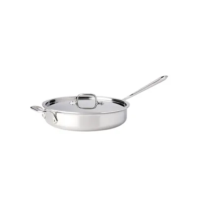 3 quart Stainless Steel Saute Pan with Lid