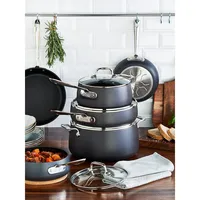 All Clad HA1 Hard Anodized Nonstick 10-piece Cookware Set - E785SC64