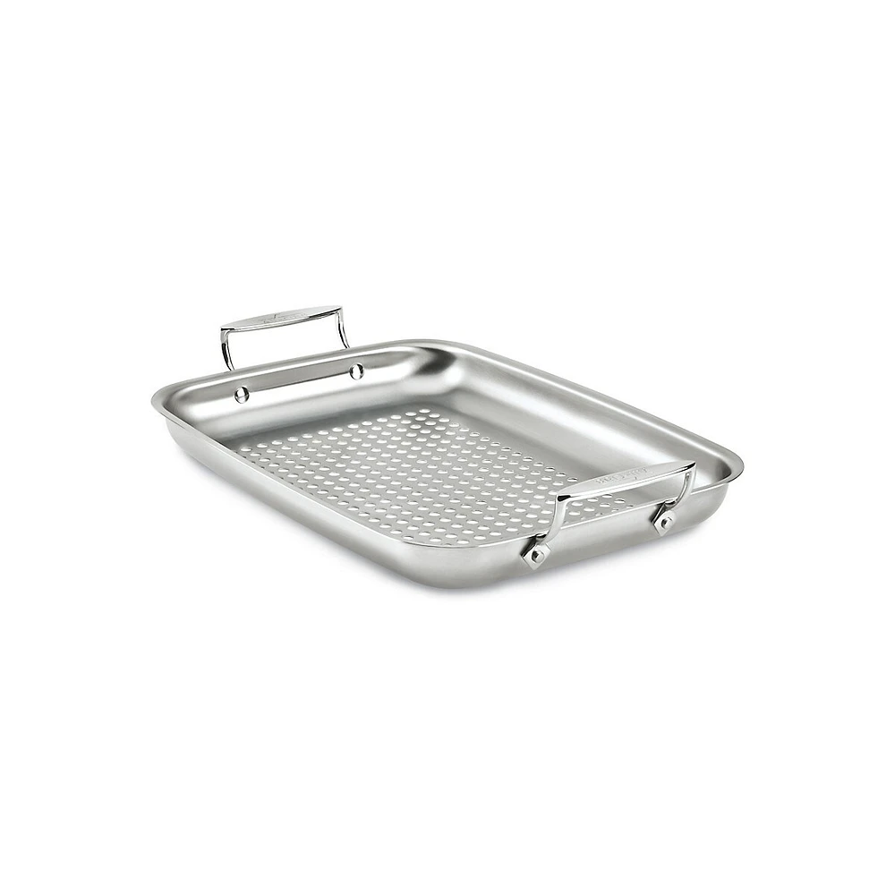 Rectangular Outdoor Stainless Steel Roaster