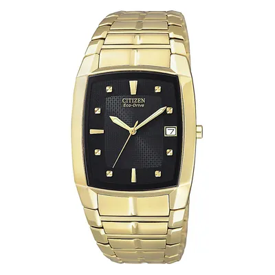 Men's Gold Stainless Steel Watch