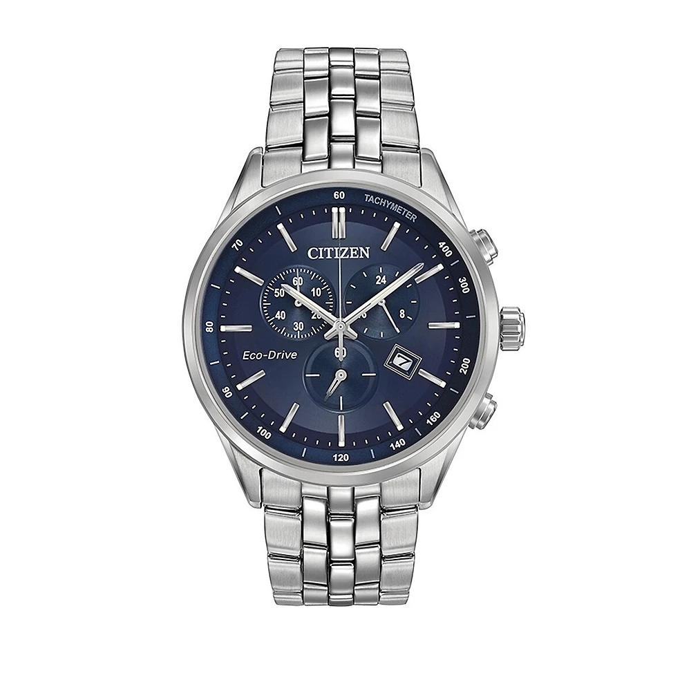 Montre-bracelet en acier inoxydable de la collection Sapphire