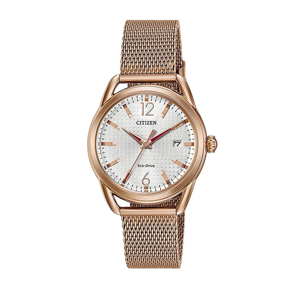 Long Term Relationship Rose Goldtone Watch