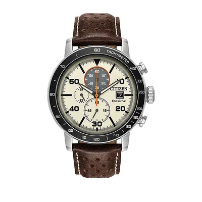 Brycen Chronograph CA0649-06X Strap Watch