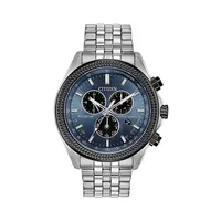 Perpetual Calendar Eco-Drive Stainless Steel Bracelet Chronograph Watch BL5568-54L