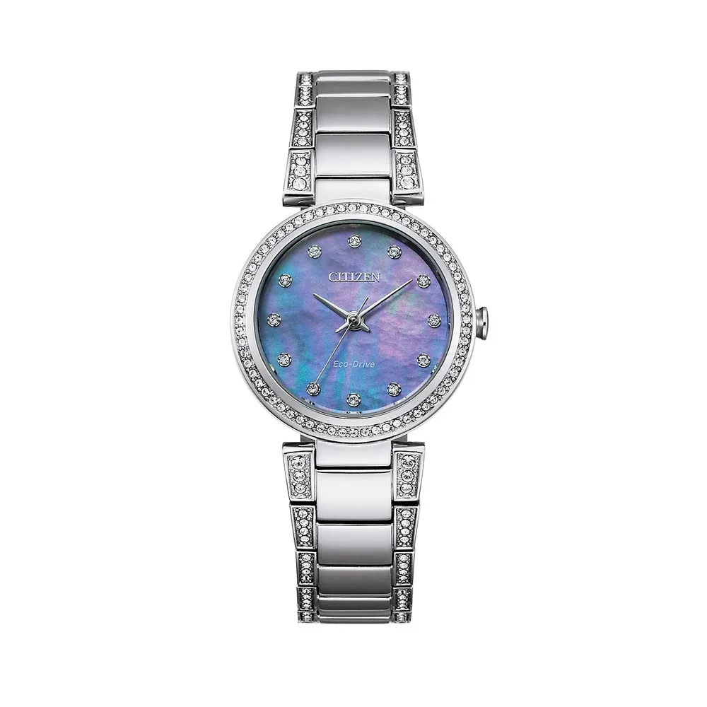 Eco-Drive Silhouette Crystal Watch