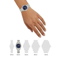 Eco-Drive 0.4 C.T. T.W. Diamond Stainless Steel Bracelet Watch EW2584-53L