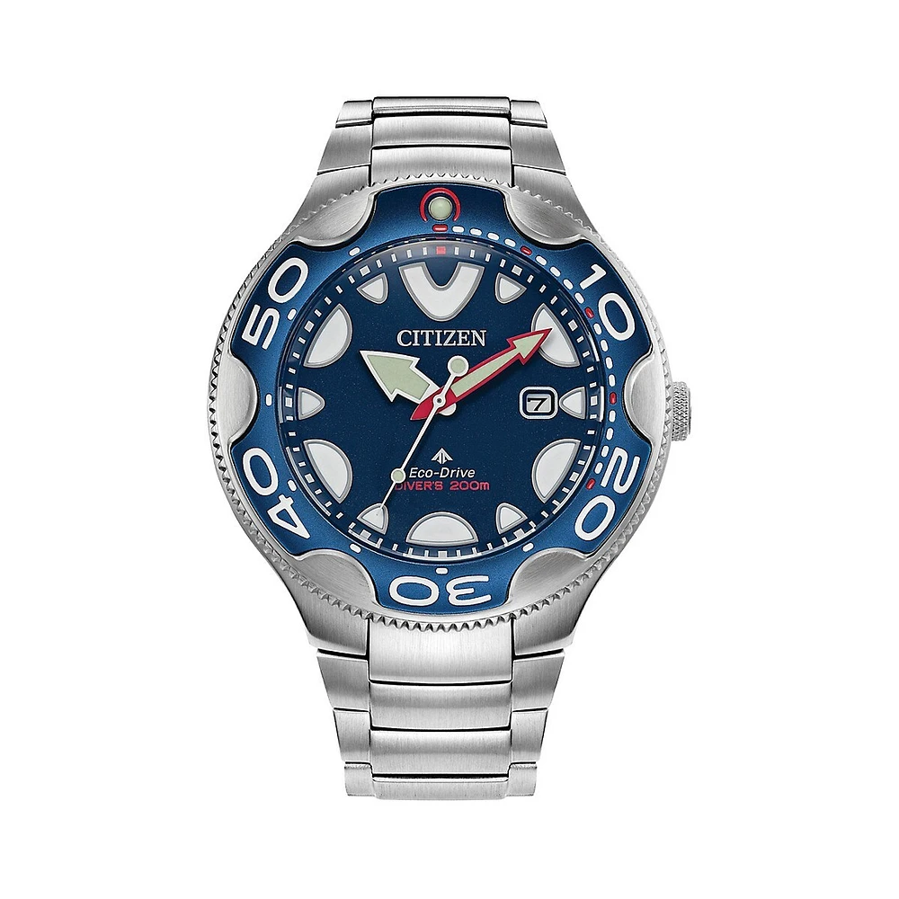 Montre-bracelet en acier inoxydable à technologie Eco-Drive Promaster Dive BN0231-52L