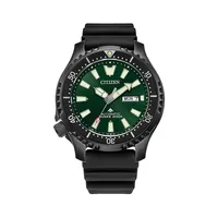 Montre automatique en acier inoxydable avec bracelet en polyuréthanne Promaster Dive NY0155-07X