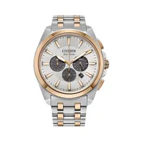 Peyten Eco Two-Tone Stainless Steel Bracelet Chronograph Watch CA4516-59A