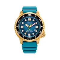 Promaster Dive Goldtone Stainless Steel & Polyurethane Strap Eco-Drive Watch BN0162-02X