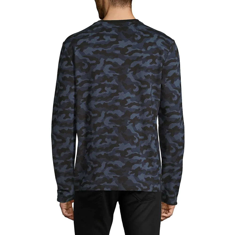 Camo Long-Sleeve Pullover